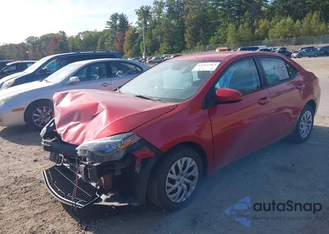 2018 Toyota Corolla Le из США, поврежденный, VIN 2T1BURHE4JC008207